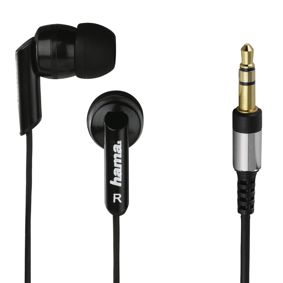 Hama HK3203 Headphones Wired Ear-hook, In-ear Music Black – image 2