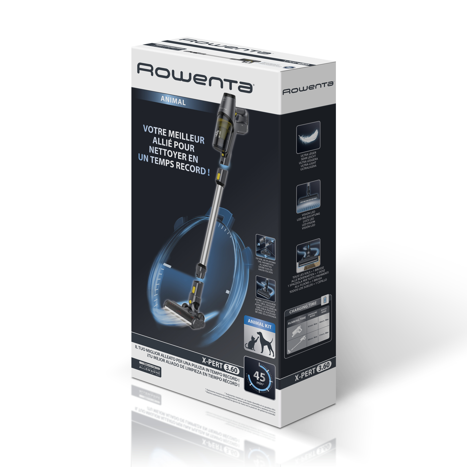 Rowenta RH6974 2-in-1 stick vacuum Battery Dry Cyclonic Bagless – image 4