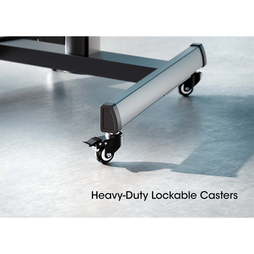 Manhattan Trolley Mount Stand for TV & Monitors (crank handle height adjust), For screens: – image 7