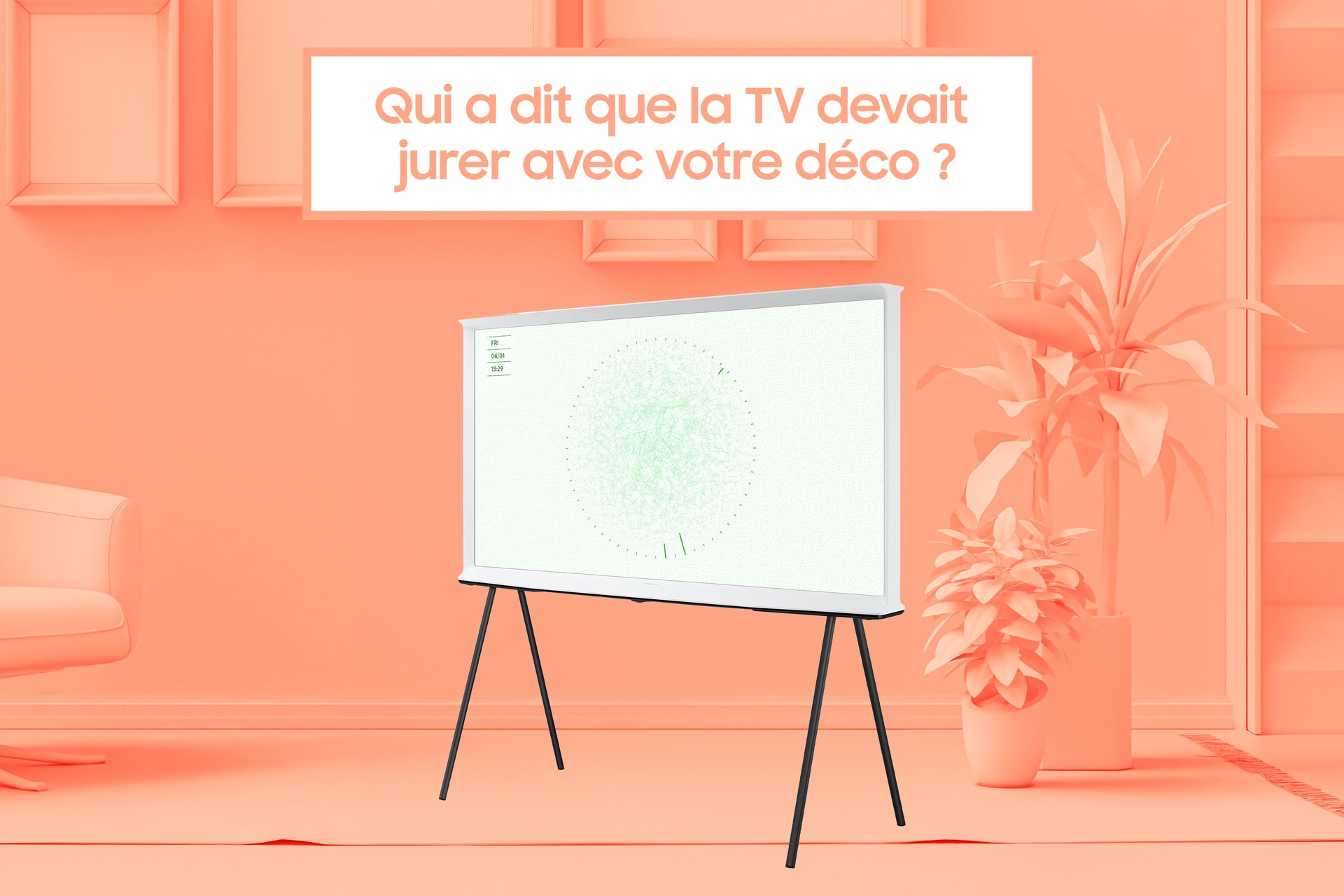 TV QLED SAMSUNG The Serif TQ55LS01D Blanc 2024 — photo 2
