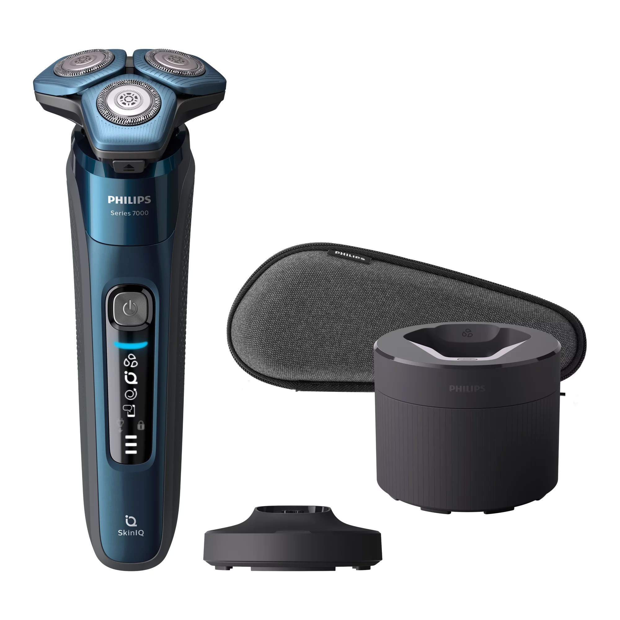 Philips SHAVER Series 7000 S7786/55R1 men's shaver Rotation shaver Trimmer Black, Blue