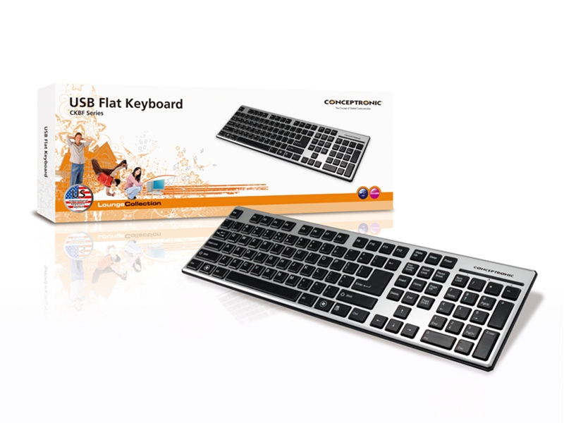 Conceptronic USB Flat Keyboard – image 2