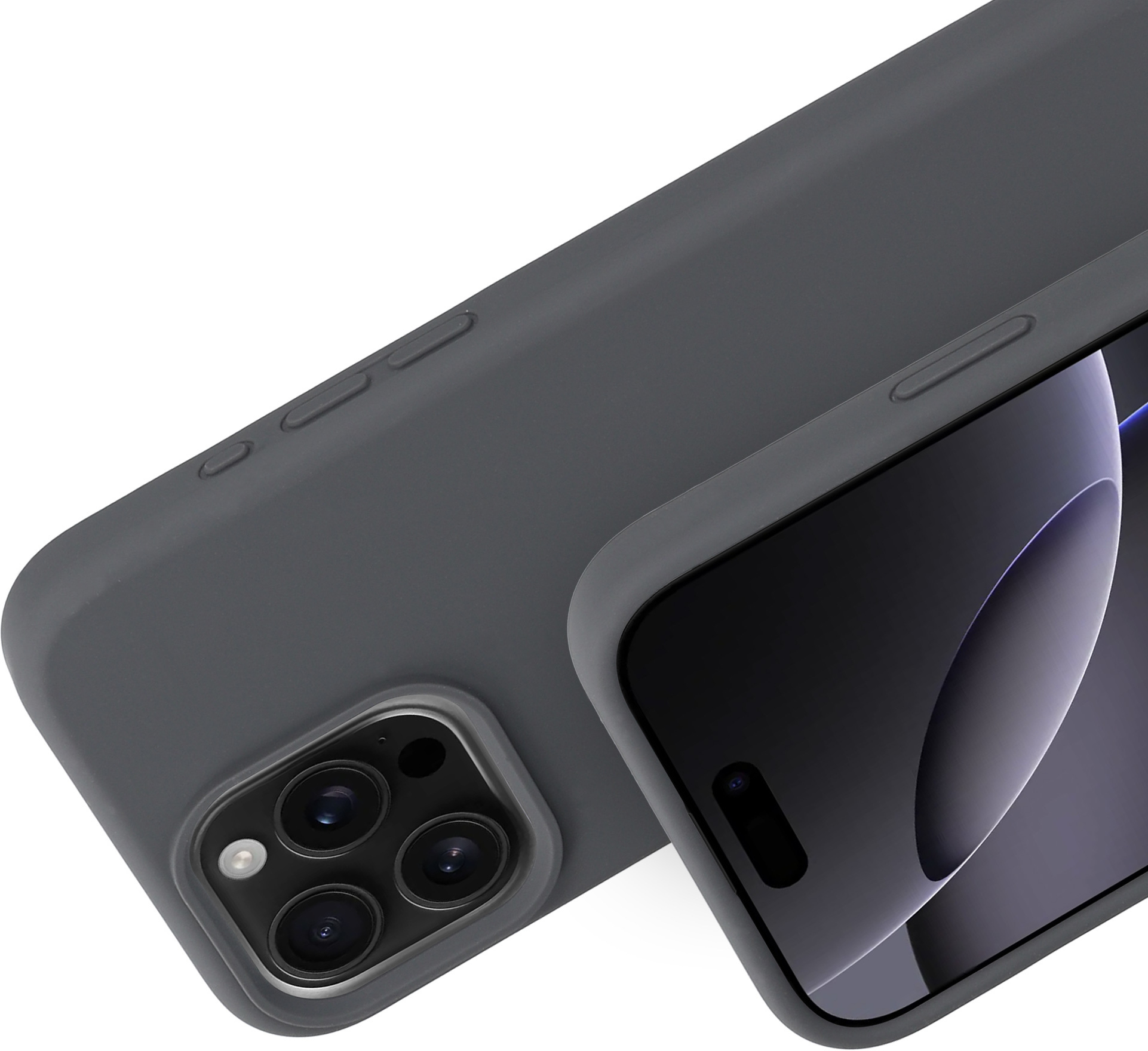 Mobiparts Silicone Cover Apple iPhone 16 Pro Max Urban Grey – image 2