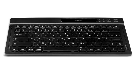 MEDION E81068 QWERTY Bluetooth Black – image 1