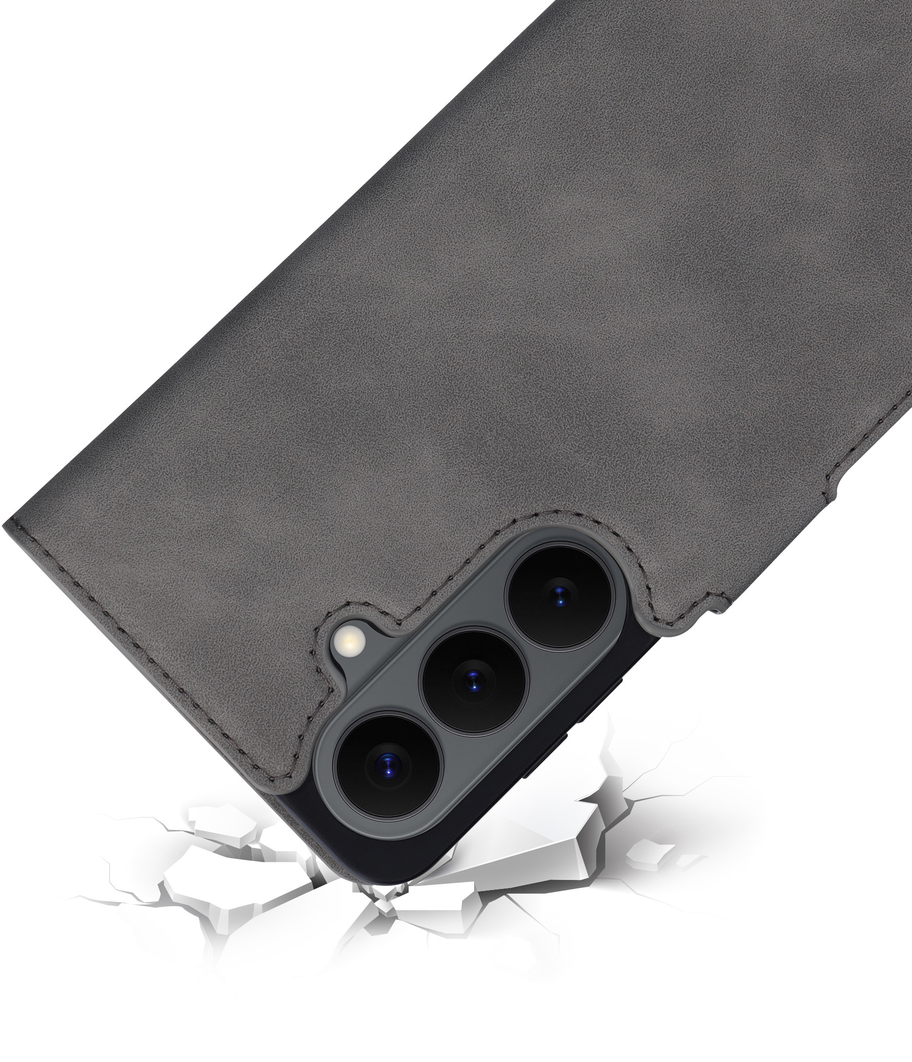 Mobiparts Classic Wallet Case Samsung Galaxy S26 Granite Grey (MagSafe Compatible) – image 2