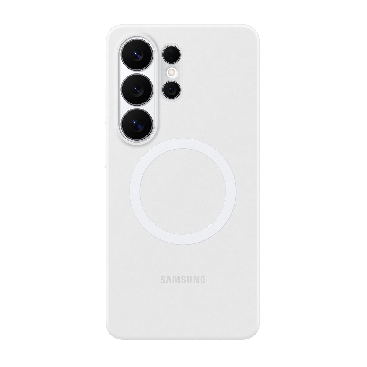 Funda móvil - Samsung, Para Galaxy S26 Ultra, De Silicona, Magnética, Blanco