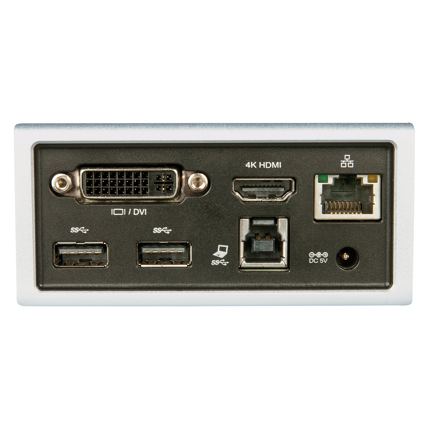Lindy 43183 laptop dock/port replicator Wired USB 3.2 Gen 1 (3.1 Gen 1) Type-B Silver – image 2