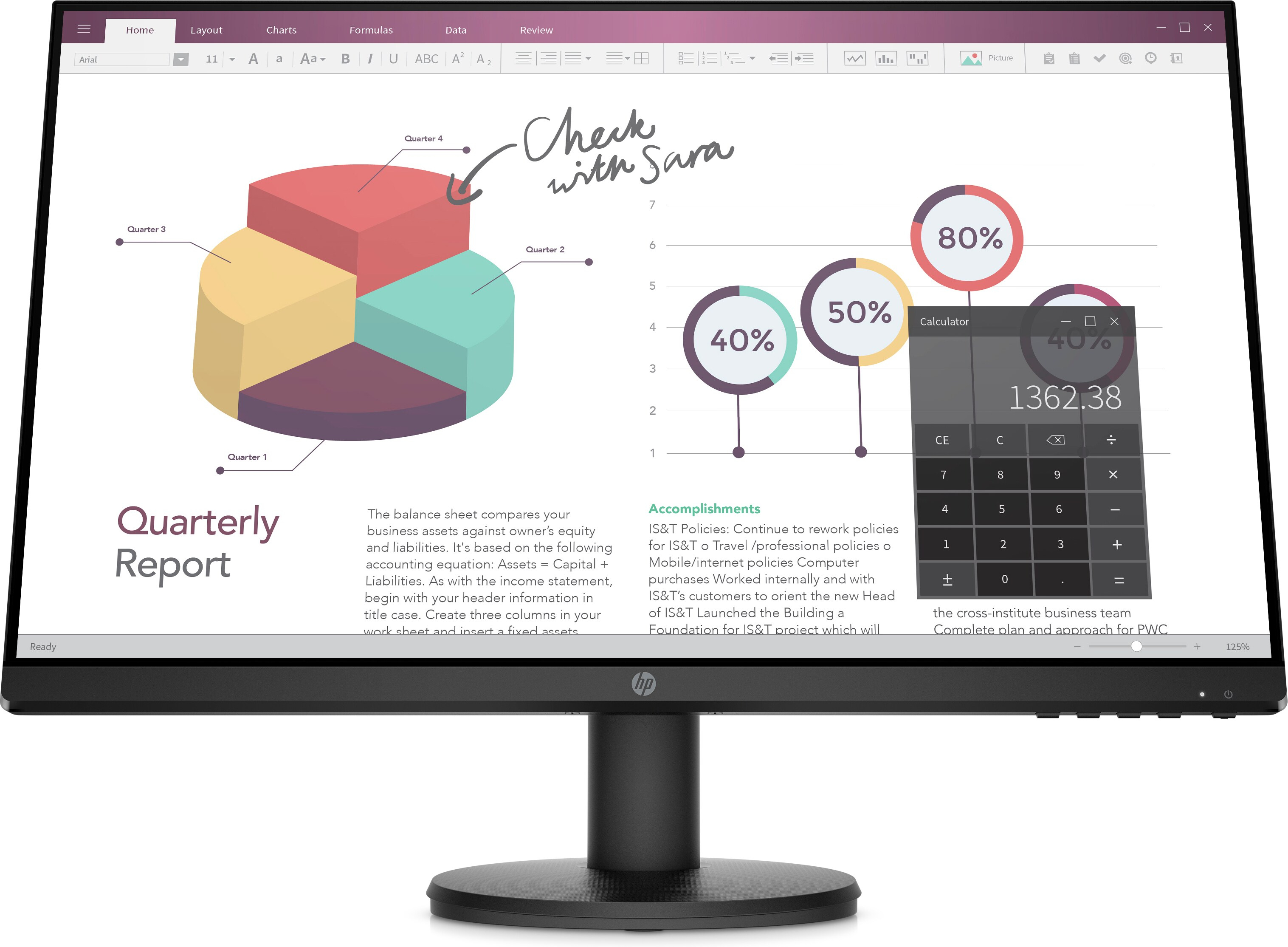 HP P24v G4 Monitor 