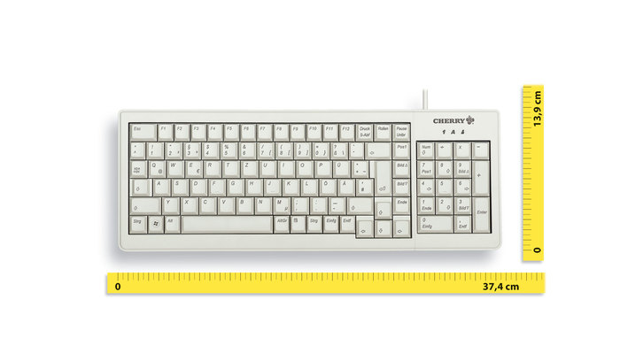 Cherry XS keyboard Home USB QWERTZ German Grey – image 3
