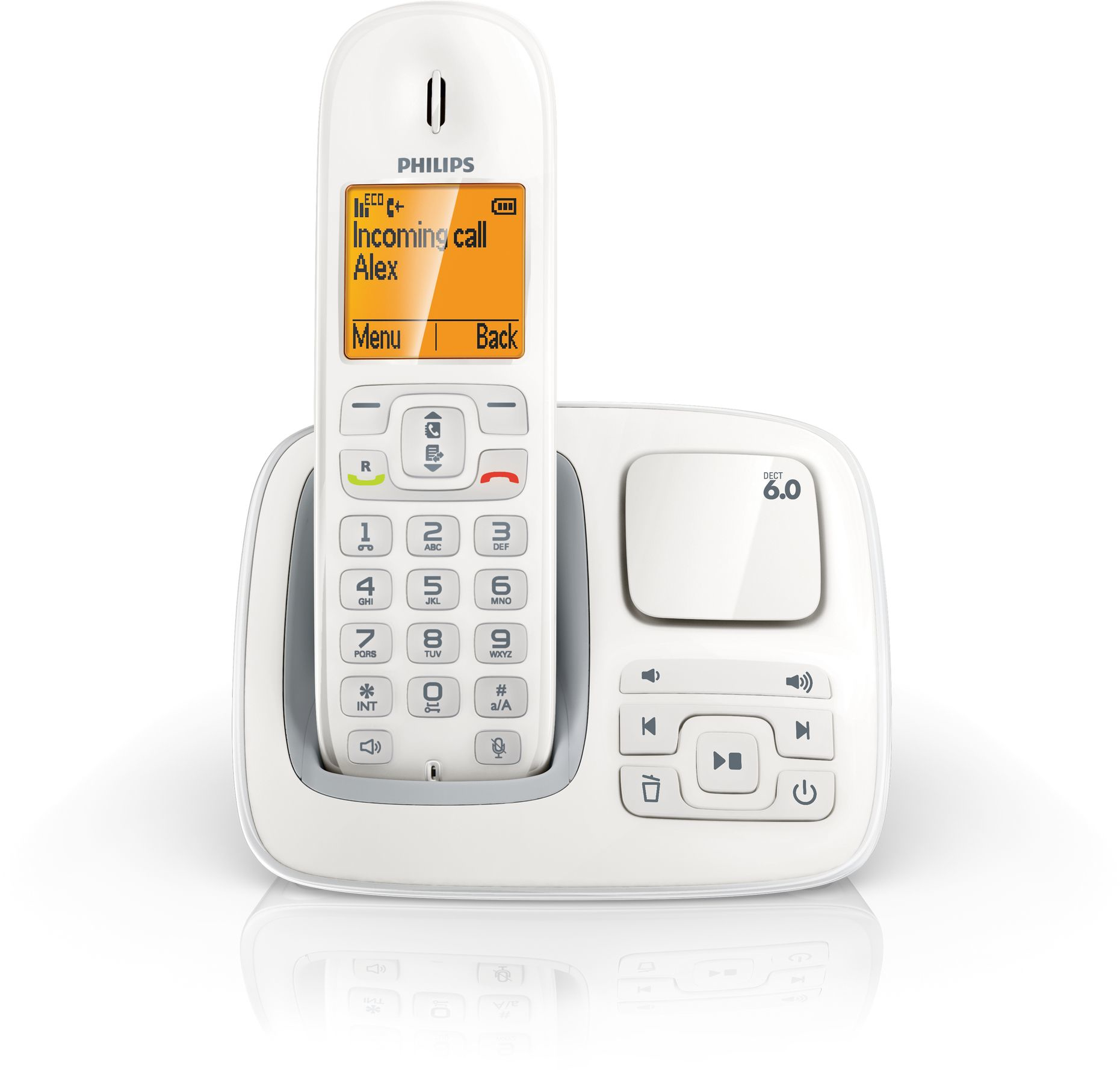 Philips BeNear CD2951W/77 telephone DECT telephone Caller ID White – image 2