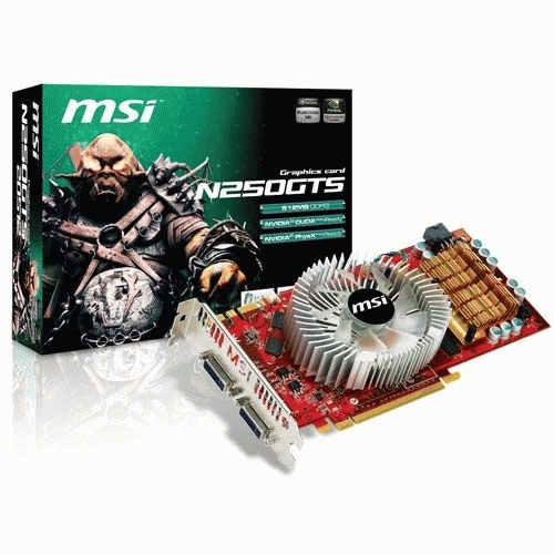 MSI V154-006R graphics card GeForce GTS 250 GDDR3 – image 2