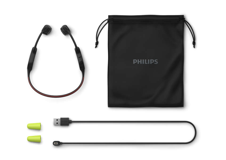 Philips TAA7607BK/00 headphones/headset Wireless Neck-band Sports Bluetooth Black, Red – image 7