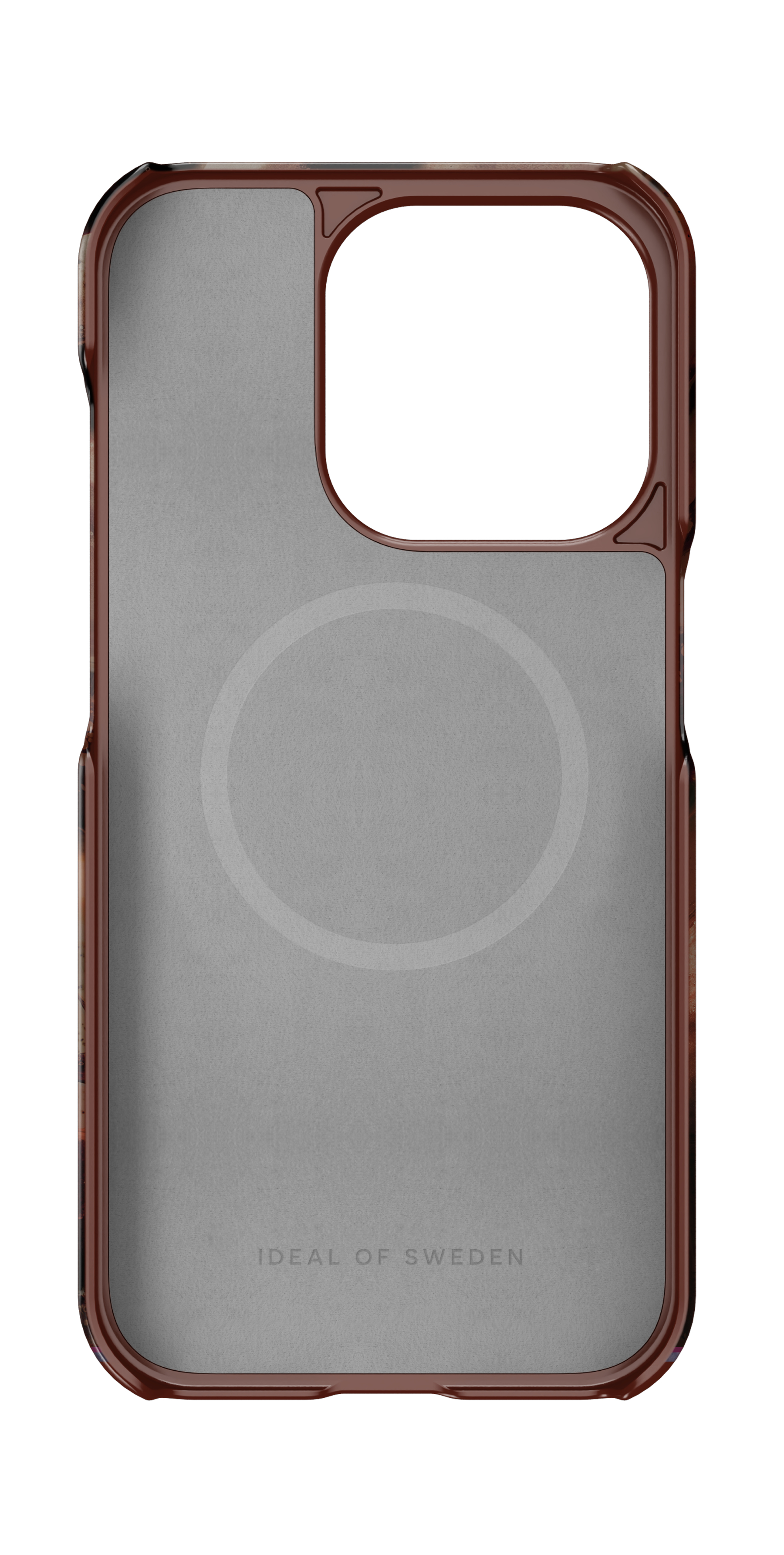 iDeal of Sweden Printed Case MagSafe iPhone 15PR Dark Amber Marble – image 1
