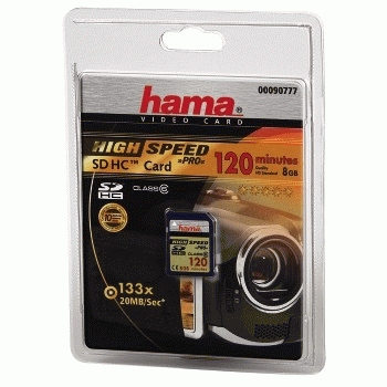 Hama Video Card SD HC 8GB Class 6 – image 2
