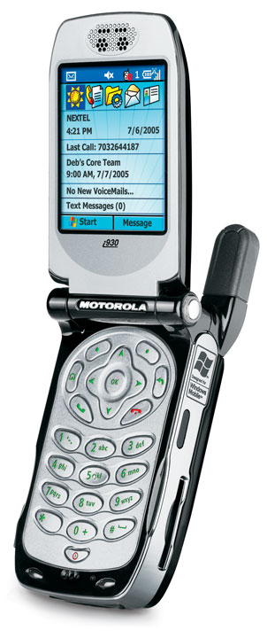 Motorola i930 5.59 cm (2.2") Black, Silver