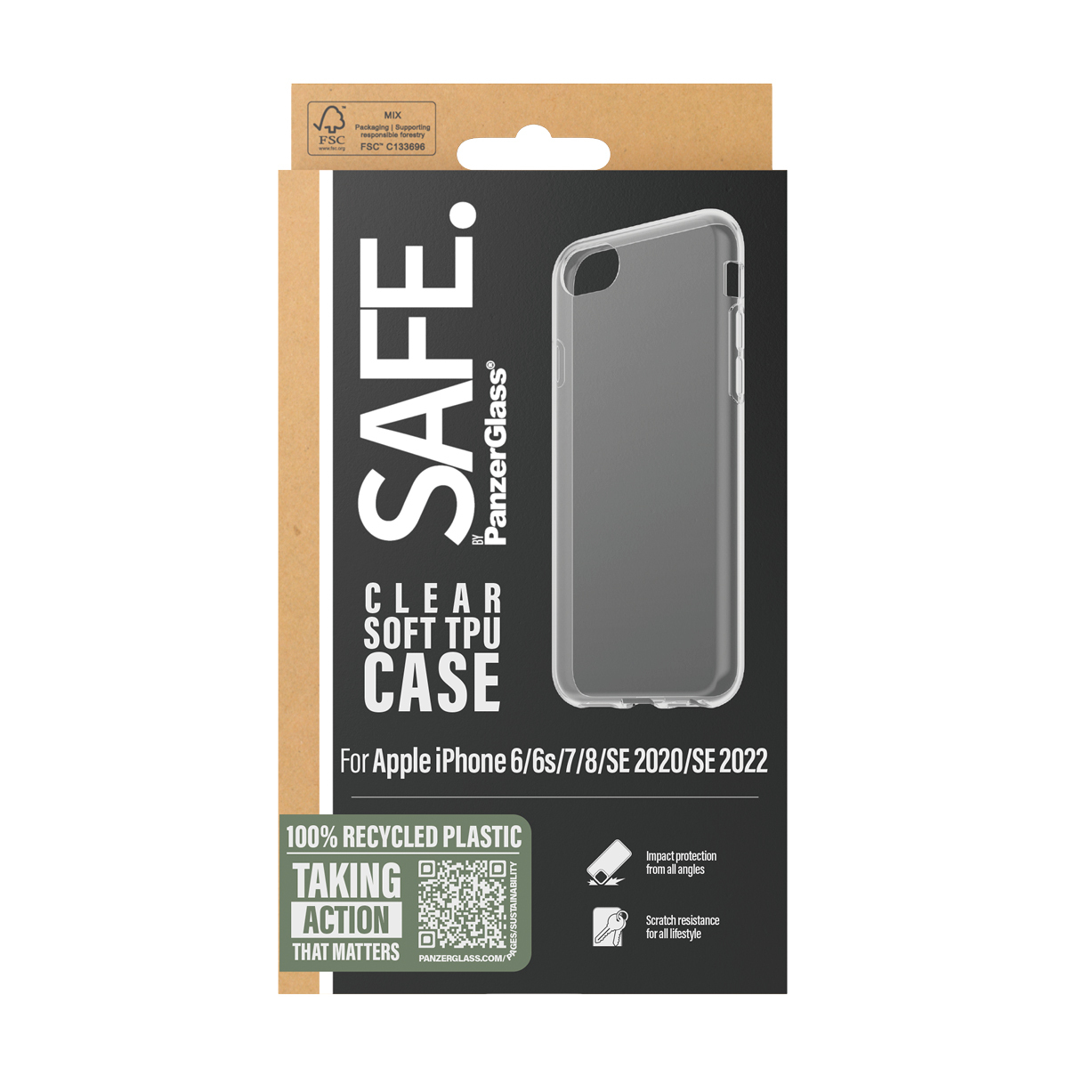 PanzerGlass SAFE. by PanzerGlass® ClearCase iPhone 6 | 6s | 7 | 8 | SE (2020, 2022) – image 3