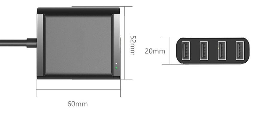 Techly IUSB-EXTEND604 interface hub USB 2.0 480 Mbit/s Black – image 4