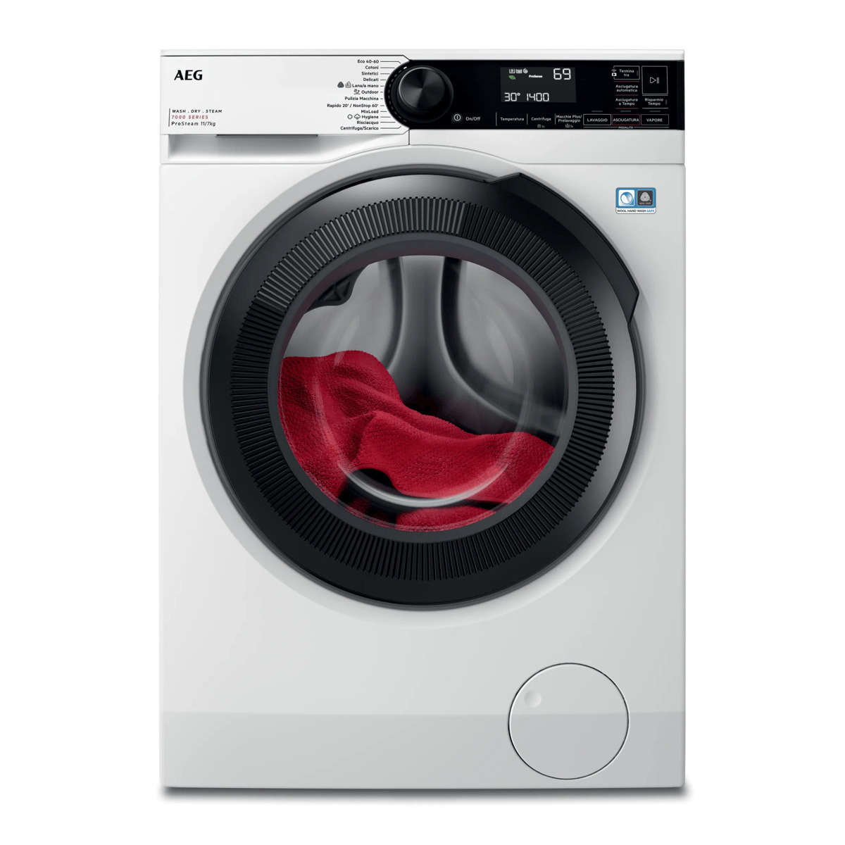 AEG Series 7000 LWR7D1174B washer dryer Freestanding Front-load White – image 2