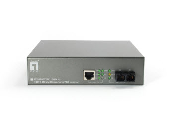 LevelOne 10/100BASE-TX to 100BASE-FX MMF SC PoE Converter, 15.4W – image 3