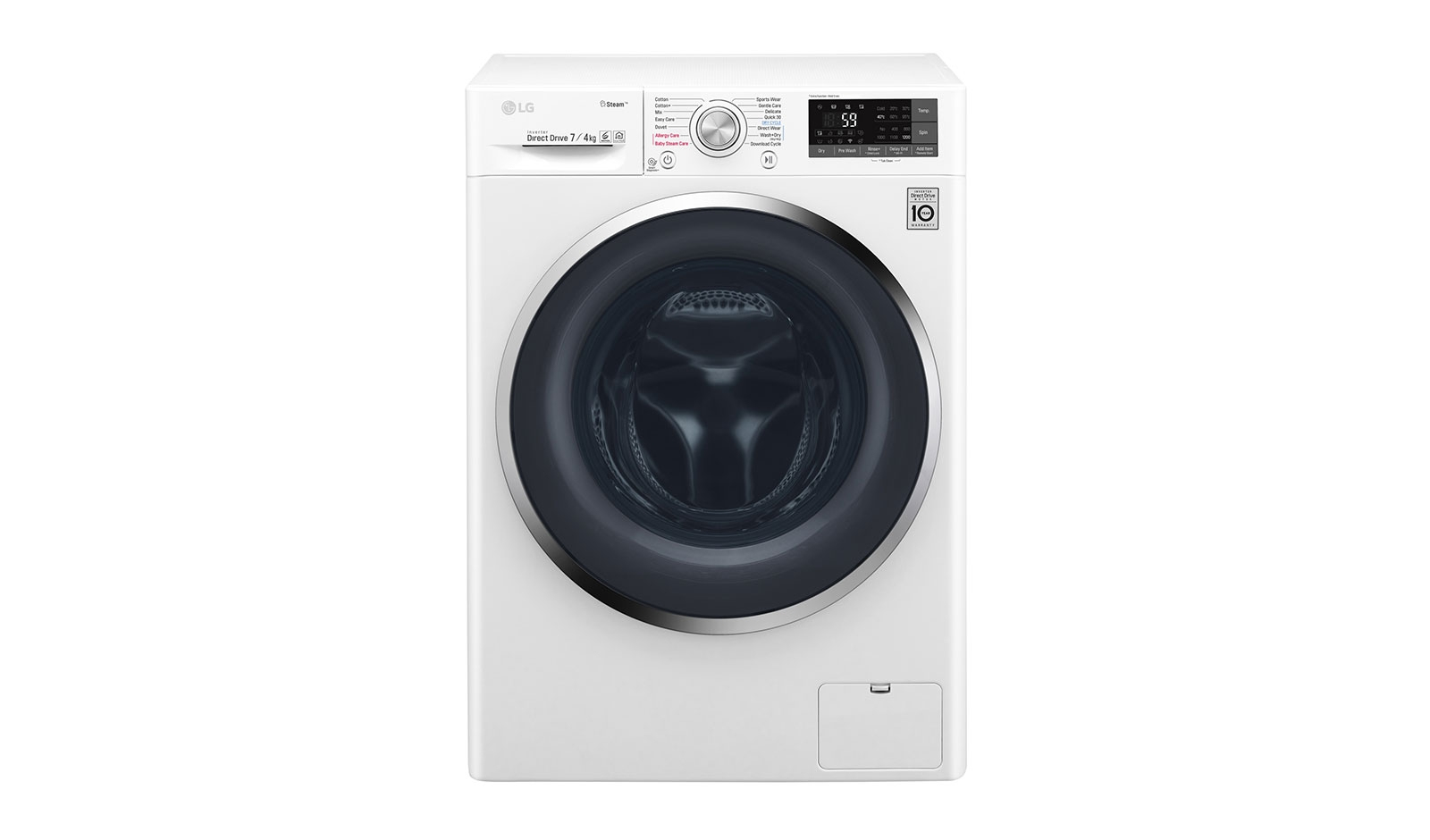 LG F2J7HG2W washer dryer Freestanding Front-load White