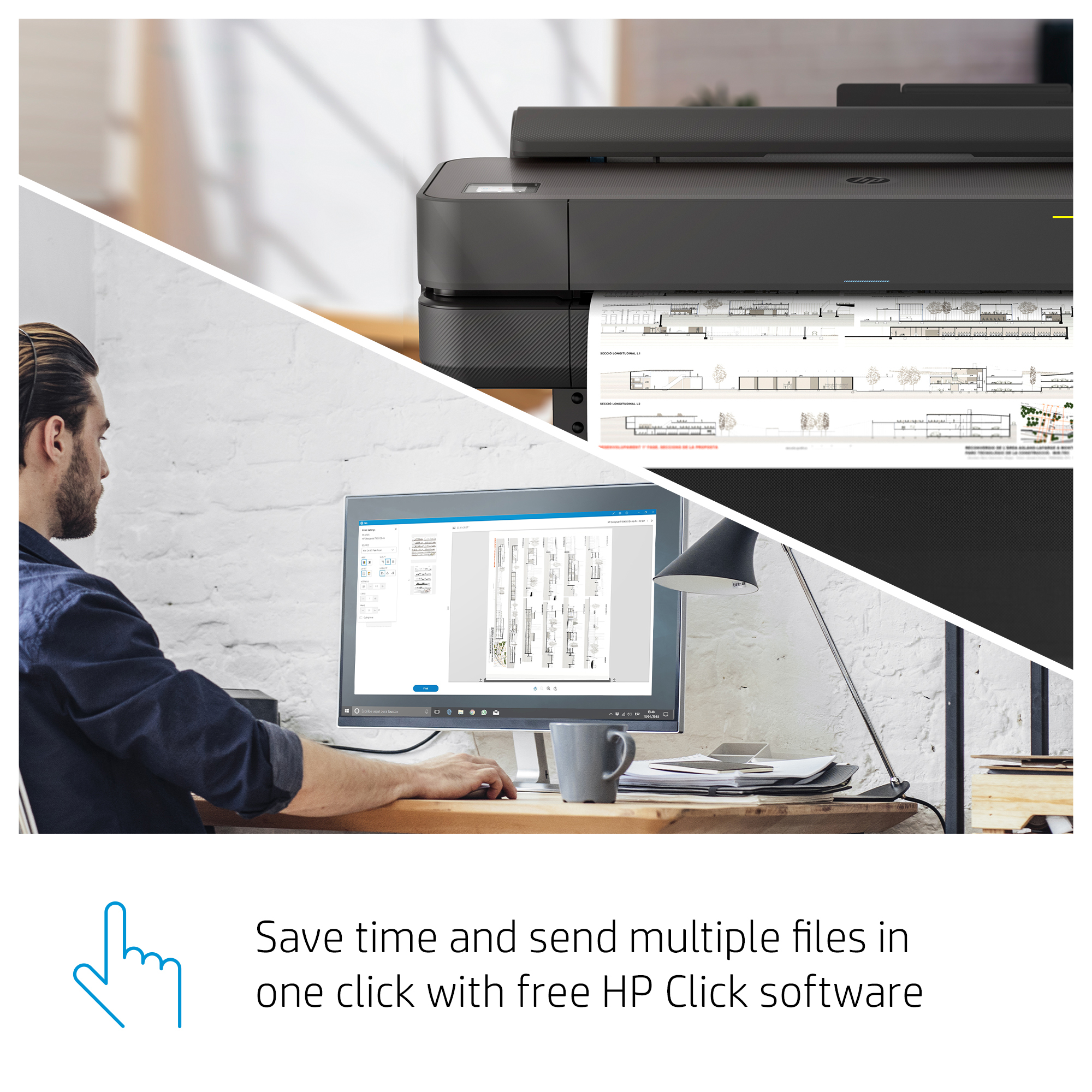 HP DesignJet T630 24-in Printer – image 7
