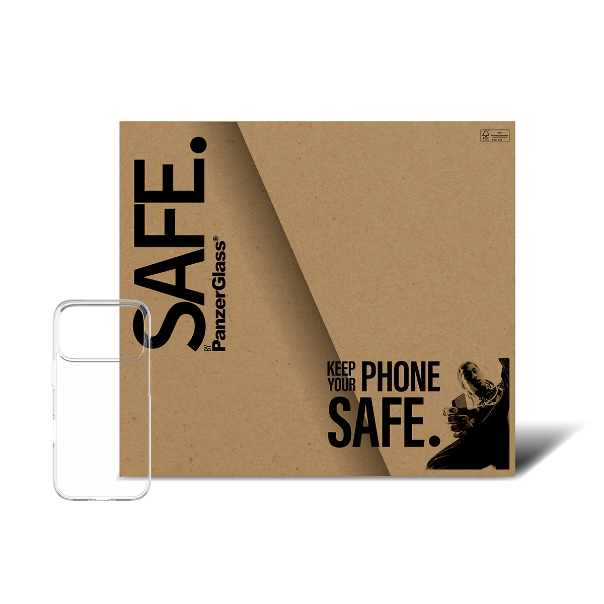 PanzerGlass SAFE. by PanzerGlass® TPU Case Transparent iPhone 18 Pro | 17 Pro | Bulk – image 2
