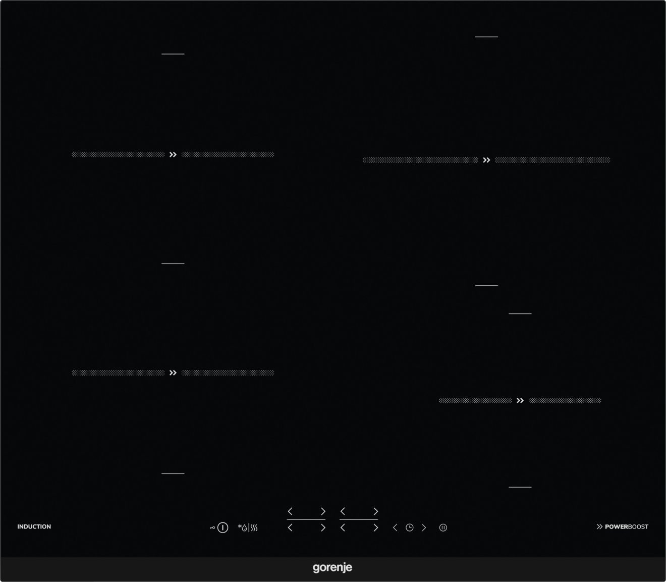 Gorenje IT641BCSC7 hob Black Built-in Zone induction hob 4 zone(s) – image 1