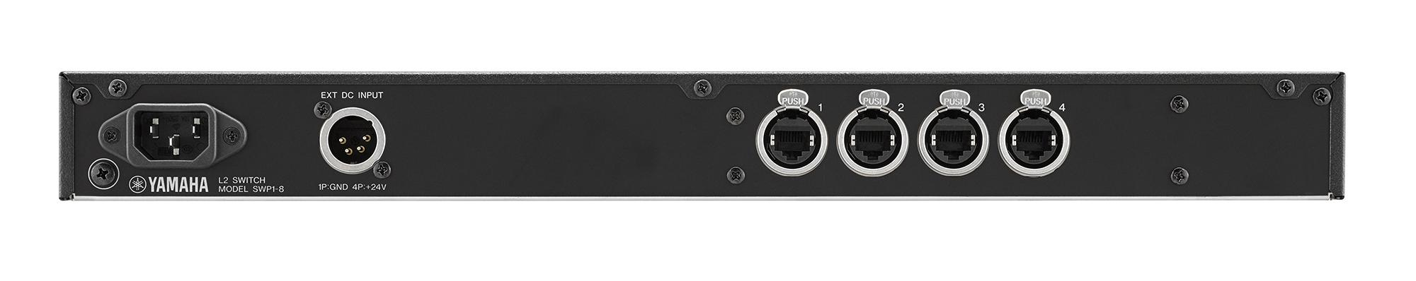 Yamaha SWP1-8 network switch Gigabit Ethernet (10/100/1000) Black – image 2