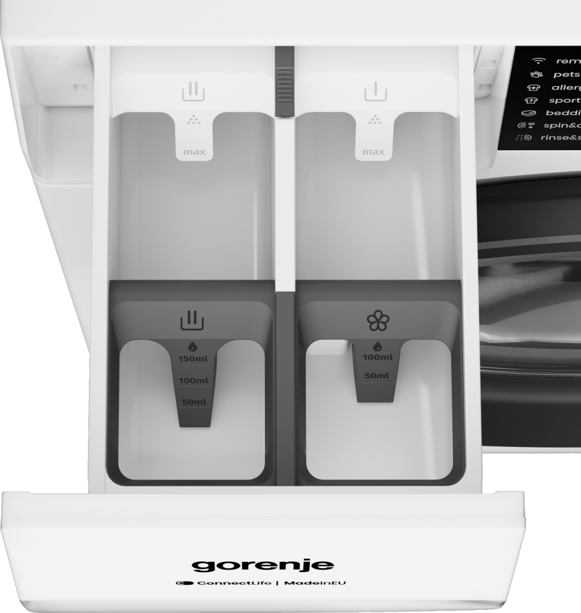 Gorenje Tvättmaskin (9 kg) med SteamTech för fräschare och mindre skrynklig tvätt, Inverter PowerDrive för tyst drift och Auto‐program för enkel användning. Sto – image 6