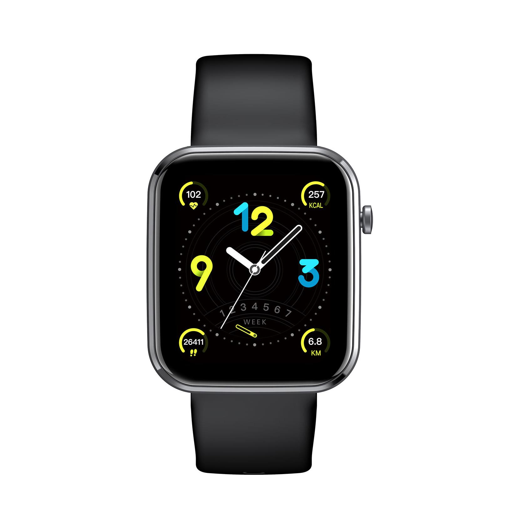 Celly TRAINERWATCHBK smartwatch / sport watch Touchscreen Chrome GPS (satellite)