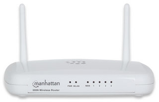 Manhattan 525466 wireless router Fast Ethernet Single-band (2.4 GHz) White