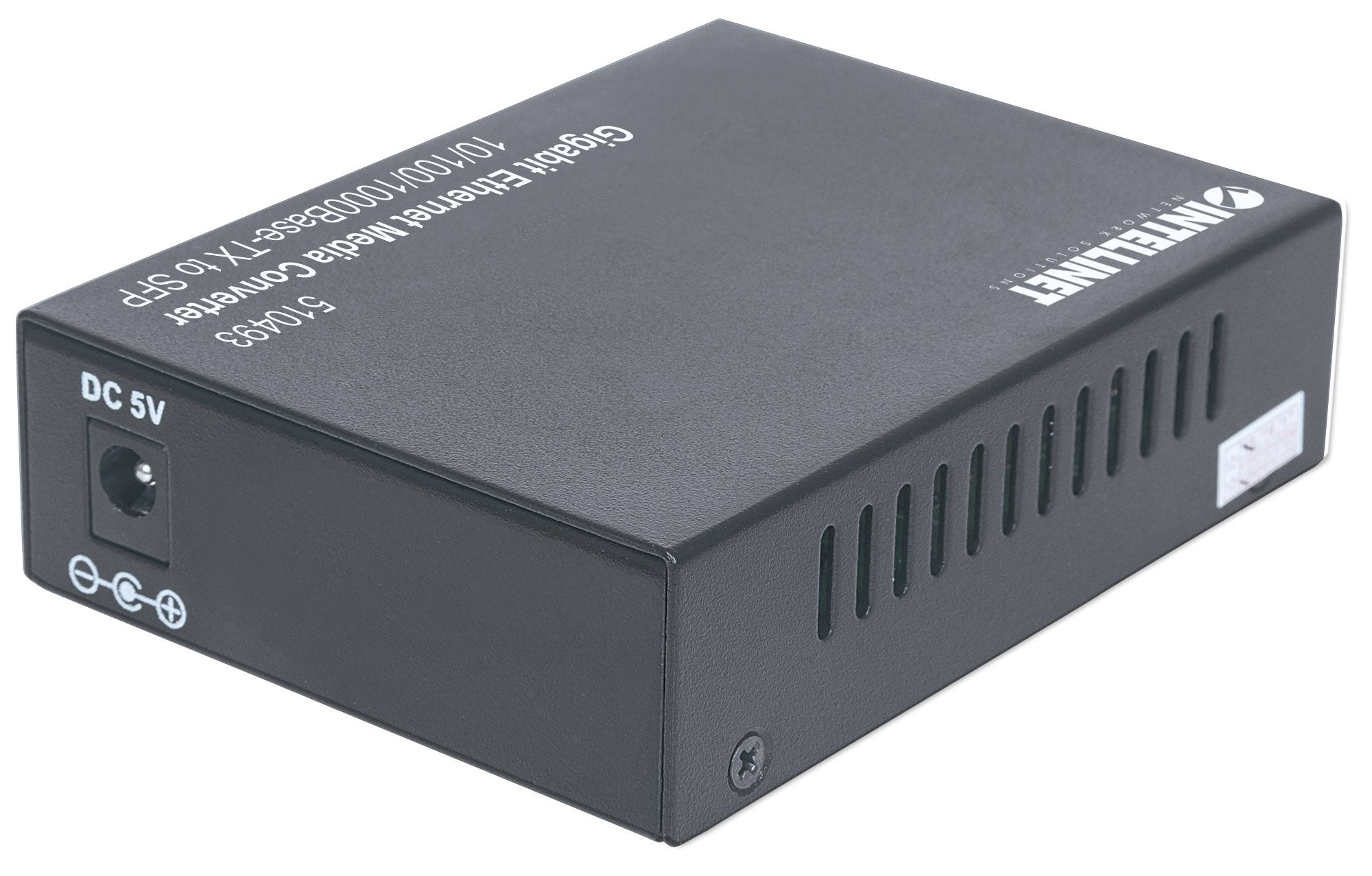 Intellinet Gigabit Ethernet to SFP Media Converter, 10/100/1000Base-Tx to SFP slot, empty – image 4