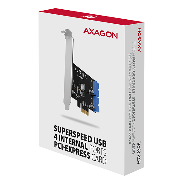 Axagon PCEU-034VL interface cards/adapter Internal USB 3.2 Gen 1 (3.1 Gen 1) – image 6