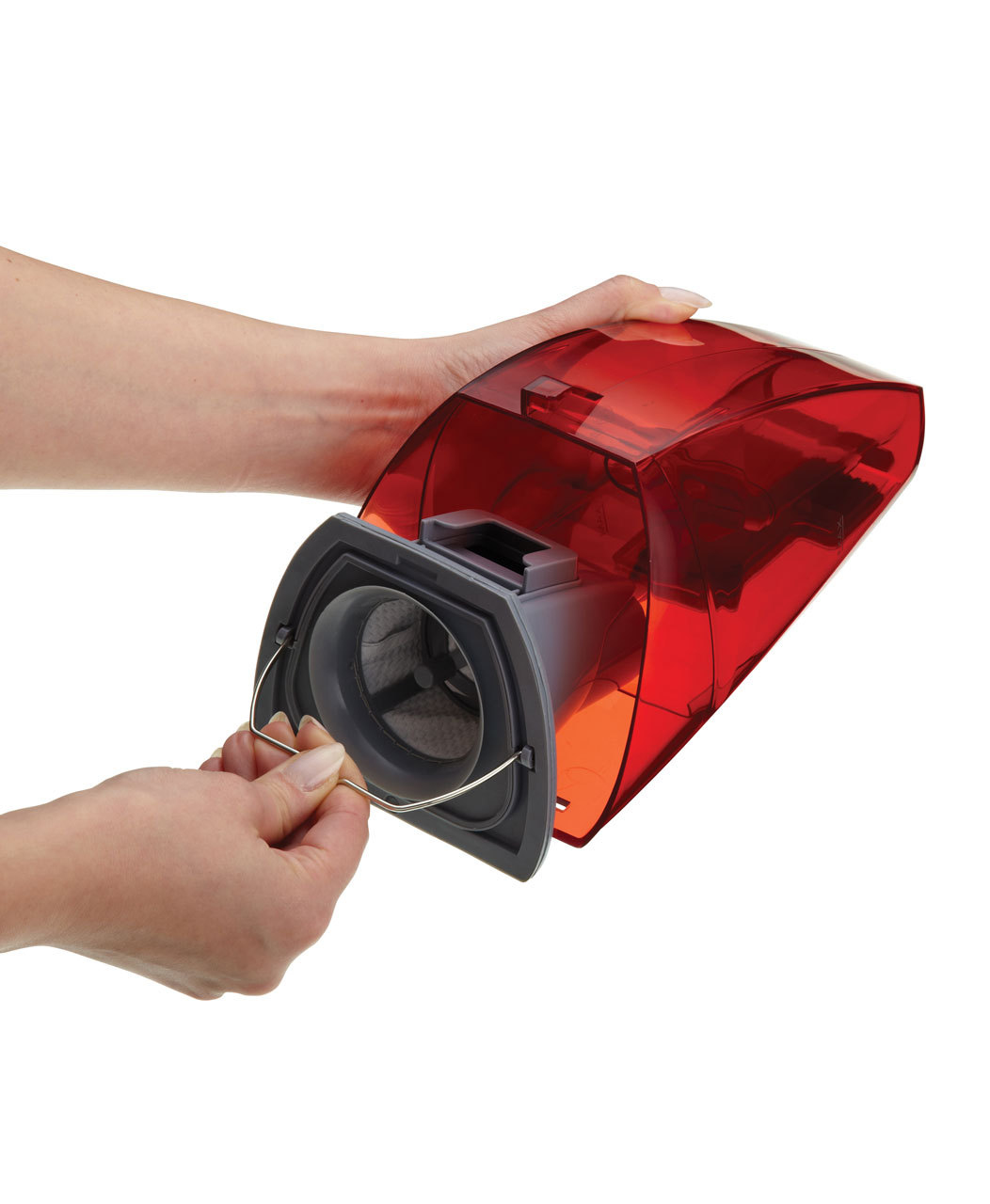Hoover SJ144WSR4 handheld vacuum Red, Silver Bagless – image 4