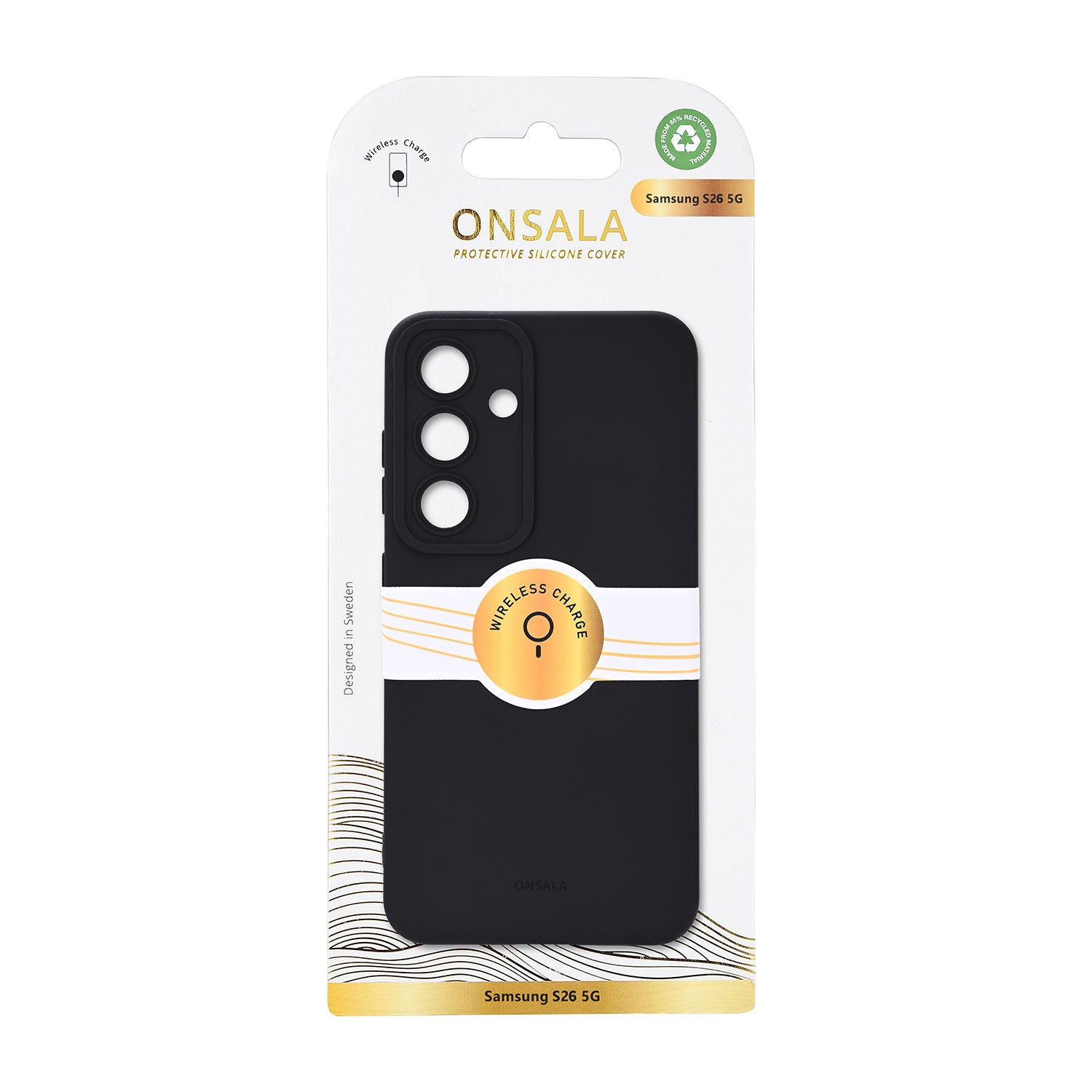 Onsala Phone Case with Silicone Feel Black - Samsung Galaxy S26 – image 2