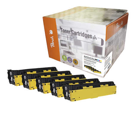 Peach PT562 toner cartridge 5 pc(s) Black, Cyan, Magenta, Yellow