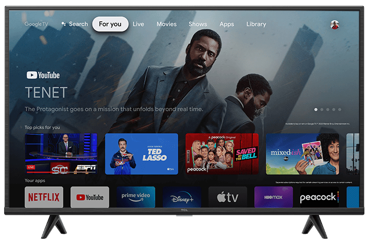 TCL 50S446 TV 127 cm (50") 4K Ultra HD Smart TV Wi-Fi Black – image 1