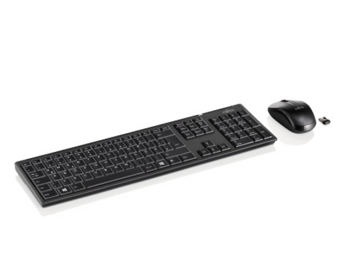Fujitsu LX390 keyboard Mouse included RF Wireless Black
