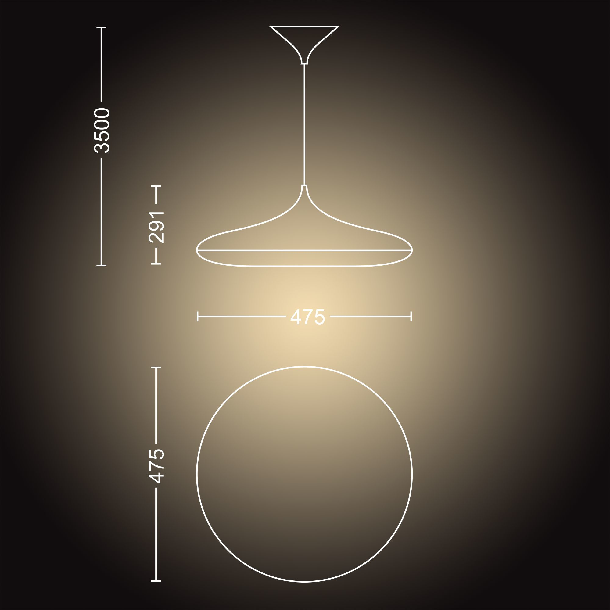 Philips by Signify Philips Hue White ambience Cher suspension light – image 5