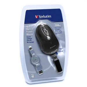 Verbatim Optical Wireless Travel Mouse - Black – image 2