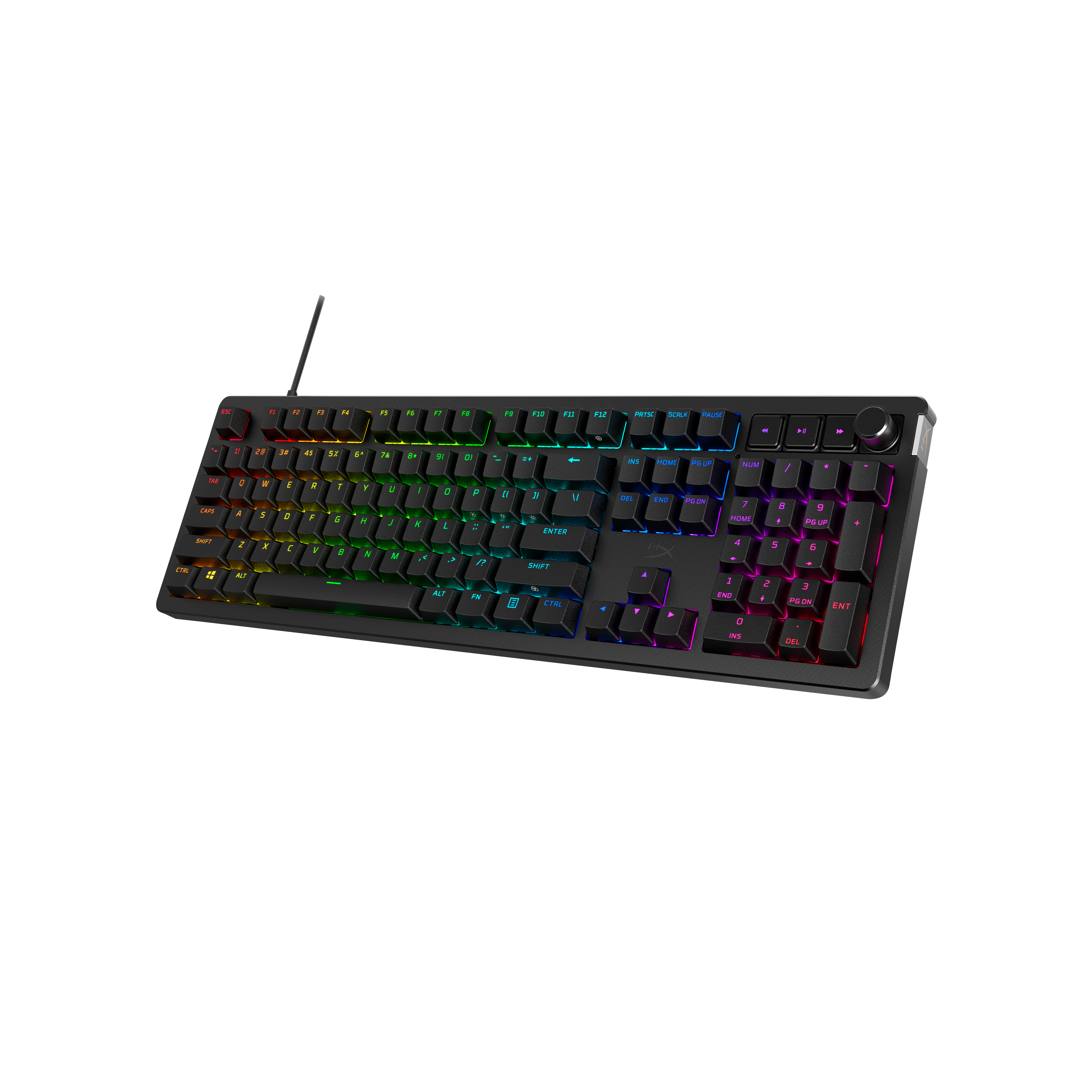 HyperX Alloy Rise - Gaming Keyboards. Keyboard form factor: Full-size (100%), Connectivity technology: Wired, Device inter