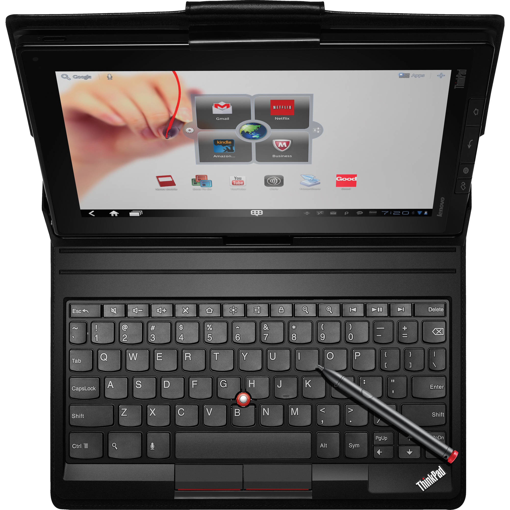 Lenovo 03X6370 mobile device keyboard UK English USB Black – image 3