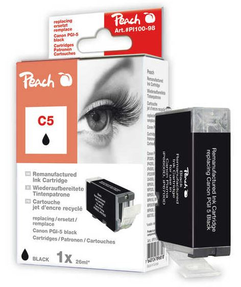 Peach 313913 ink cartridge 1 pc(s) Compatible Black
