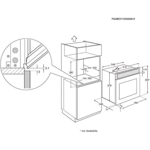 Electrolux EOC5641BAX oven – image 2