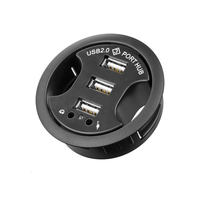 Microconnect USB-HUB3 interface hub 480 Mbit/s Black
