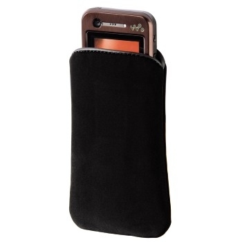 Hama "Velvet Pouch" Mobile Phone Case, black, size S
