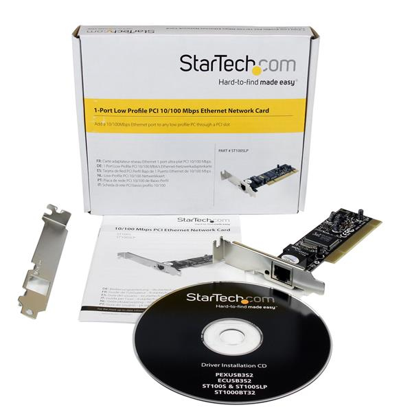 StarTech.com 1 Port Low Profile PCI 10/100 Mbps Ethernet Network Adapter Card – image 5