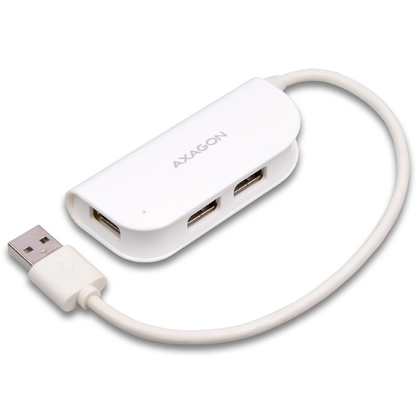 Axagon HUE-X4 interface hub USB 2.0 480 Mbit/s White – image 1