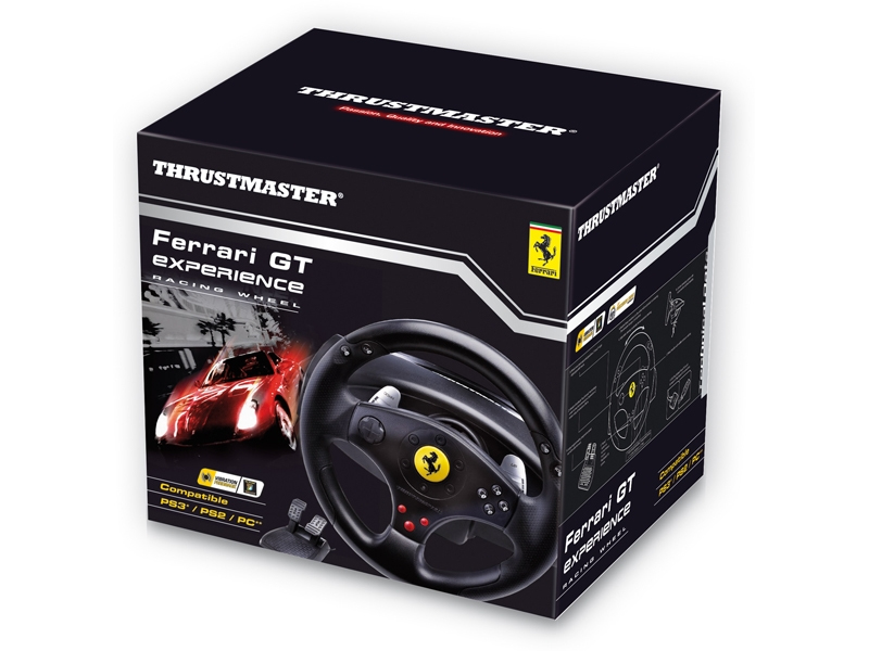 Thrustmaster AC-FGTE Gaming Controller Black, Yellow Steering wheel + Pedals Analogue / Digital PC, Playstation 2, Playstation 3 – image 2