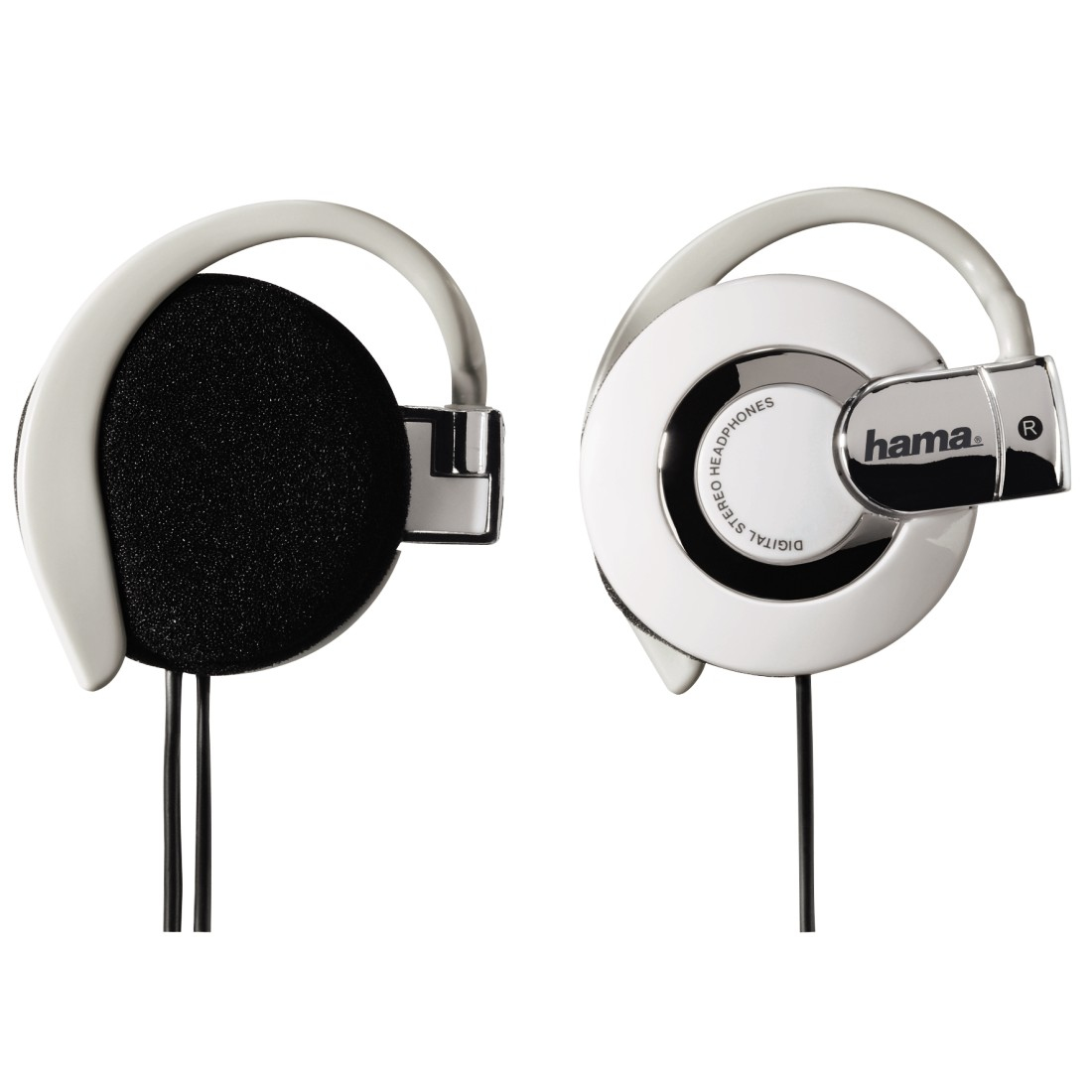 Hama HK-260 Headphones Wired Ear-hook Music Black, Silver, White